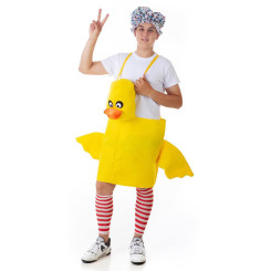 Disfraz de Patito de Goma para Adulto