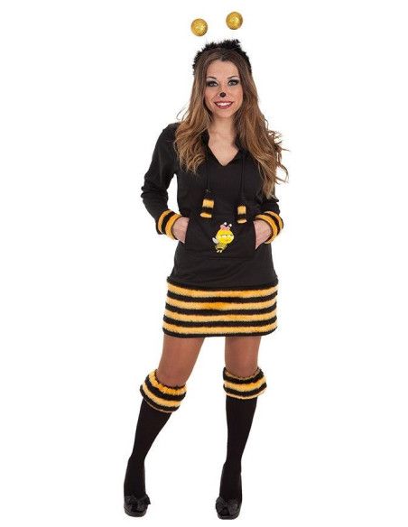 Disfraz de Abejita  Mimosa Mujer - Disfraces de Insectos para Carnaval, Halloween y Despedidas - MisterDisfraz.com