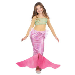 Disfraz de Sirena Rosa para Niña