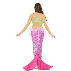 Disfraz de Sirena Rosa para Mujer