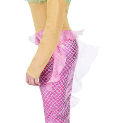 Disfraz de Sirena Rosa para Mujer