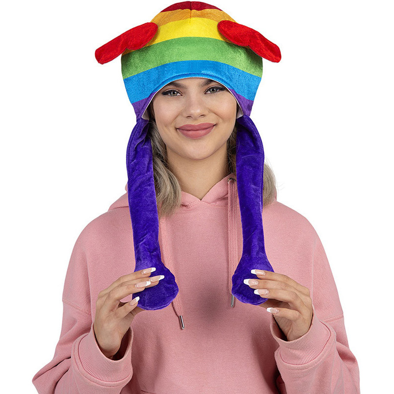 Gorro Orejas Arcoíris con movimiento