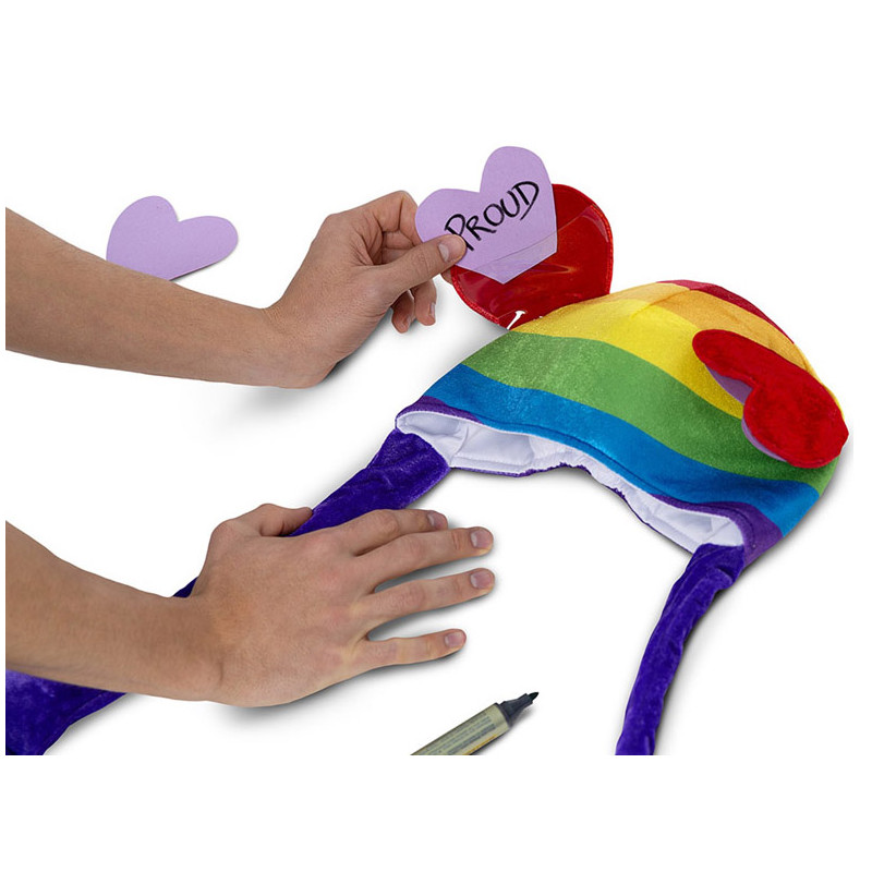 Gorro Orejas Arcoíris con movimiento