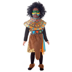 Disfraz de Africana Mir para Niña