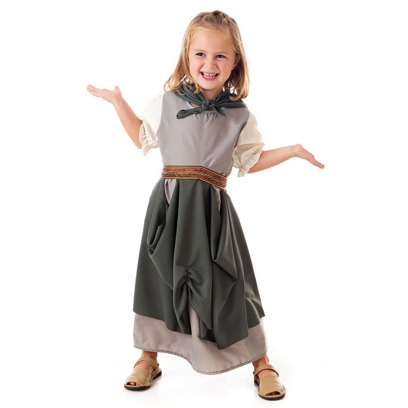 Disfraz de Frutera Medieval para Niña