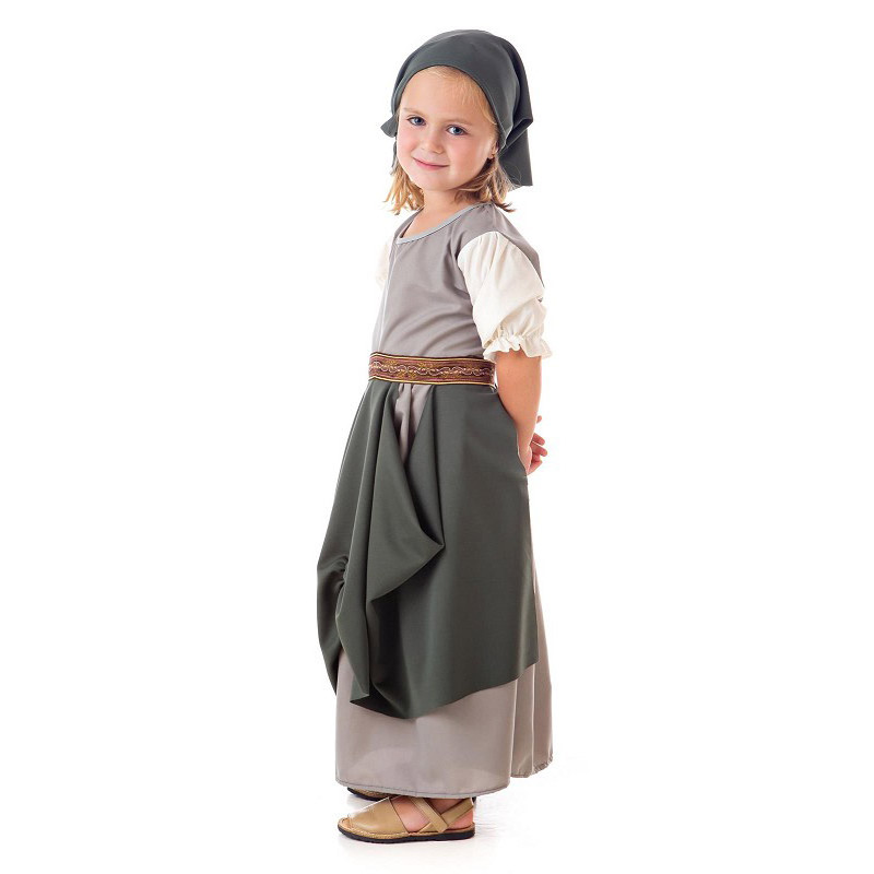 Disfraz de Frutera Medieval para Niña