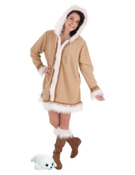 Disfraz de Esquimal para Mujer - Disfraces de Países para Carnaval y Fiestas Temáticas - MisterDisfraz.com