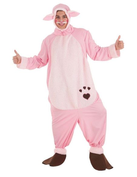 Disfraz de Cerdito Mimoso para Hombre - Disfraces de Animales para Adulto - MisterDisfraz.com