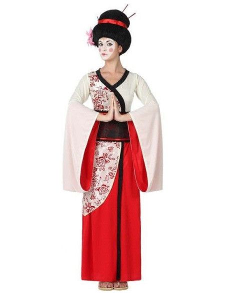 Disfraz de Geisha Elegante para Mujer - Disfraces de Países para Carnaval y Fiestas Temáticas - MisterDisfraz.com