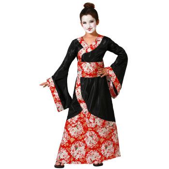 Disfraz de Geisha kimono para Niña-OFERTA