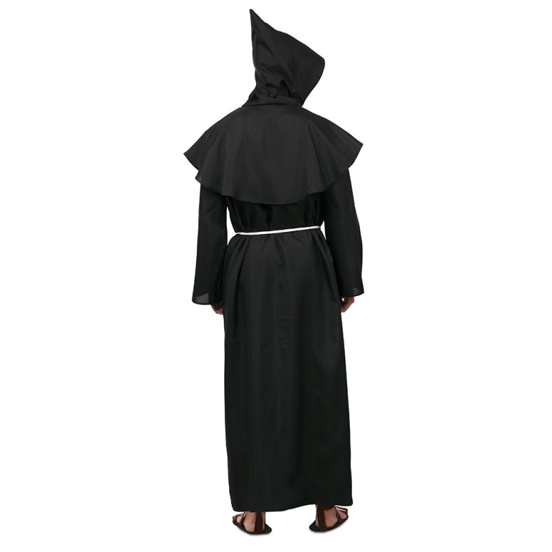 Disfraz de Monje Satánico Negro para adulto.