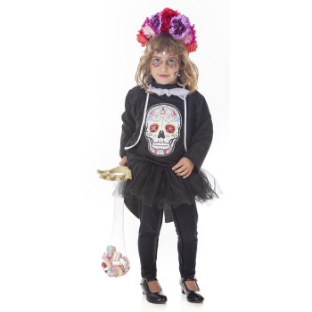 Disfraz de Catrina Calavera para Niña