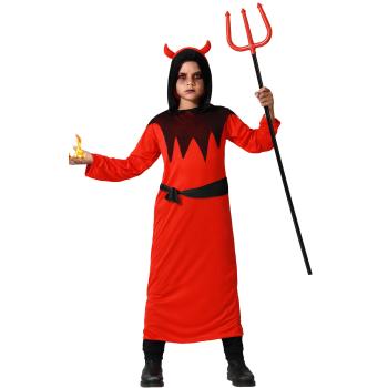 DISFRAZ DEMONIO NIÑO INFANTIL TÚNICA