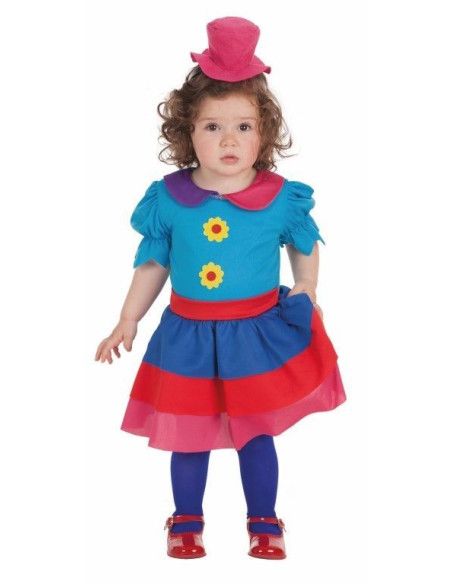 Disfraz de Payasa Colorines para Bebé