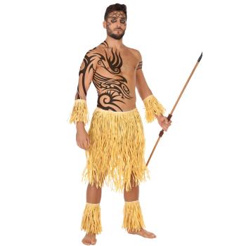 SET HAWAIANO DISFRAZ 5 U ADULTO