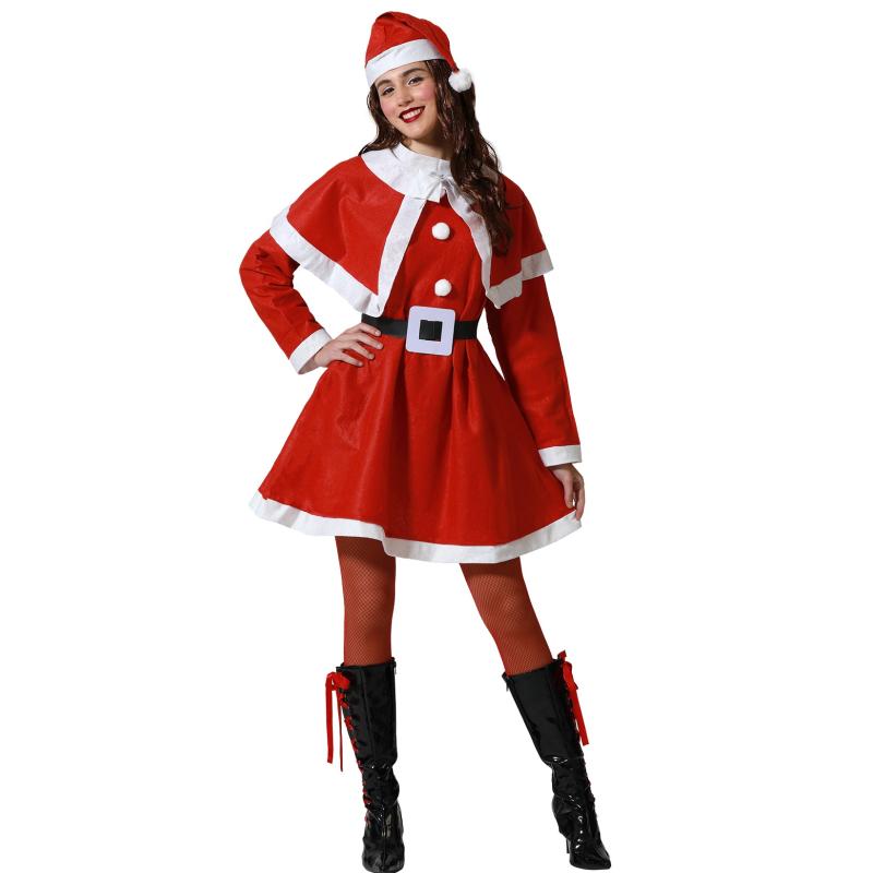 DISFRAZ MAMÁ NOEL MUJER ADULTO ROJO