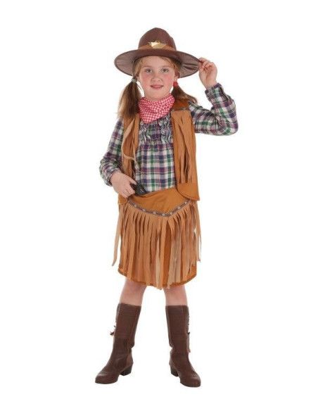 Disfraz de Vaquera Pistolera para Niña - Disfraces de Indios y Vaqueros para Niños y Niñas - MisterDisfraz.com
