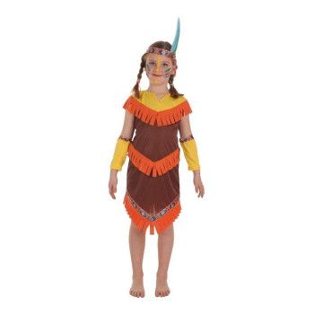 Disfraz de India Apache Colorines para Niña - Disfraces de Indios y Vaqueros para Niños y Niñas - MisterDisfraz.com