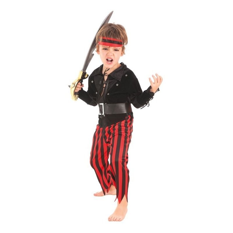 Disfraz de Pirata Rojo para Niño - Disfraces de Pirata para Niño y Niña - MisterDisfraz.com