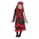 Disfraz de Catrina Roja  para Niña 