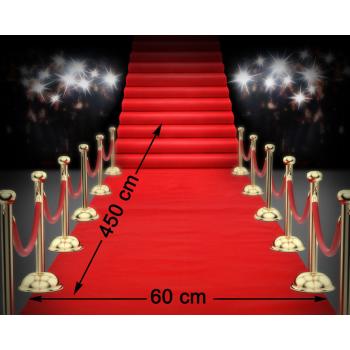 ALFOMBRA ROJA 450X60 CM HOLLYWOOD PHOTOCALL