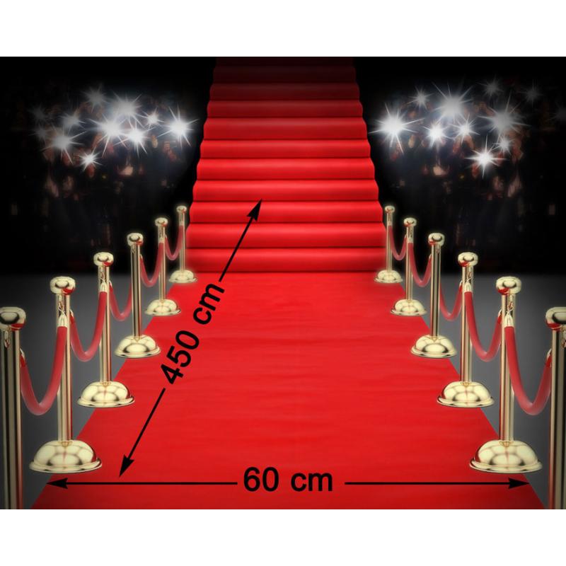 ALFOMBRA ROJA 450X60 CM HOLLYWOOD PHOTOCALL