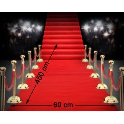 ALFOMBRA ROJA 450X60 CM HOLLYWOOD PHOTOCALL