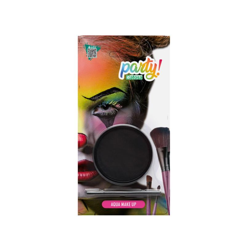 MAQUILLAJE AL AGUA PINTURA FACIAL COLOR NEGRO