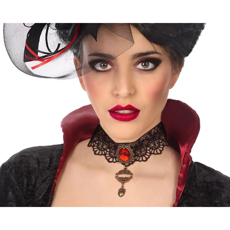 COLLAR HALLOWEEN CARNAVAL BISUTERÍA MUJER ADULTO