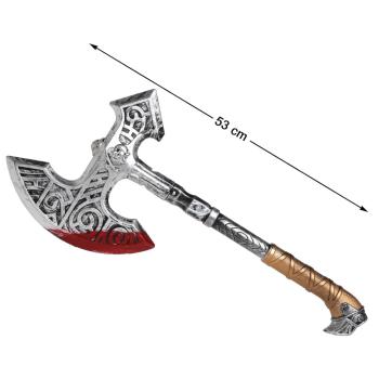 HACHA VIKINGA SANGRE 53CM