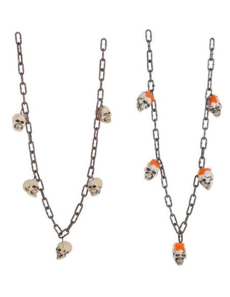 Cadena Calaveras - Colgantes para Halloween - MisterDisfraz.com
