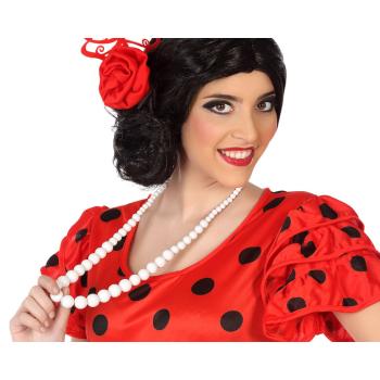 B/SOL. COLLAR SEVILLANA 28CMS BLANCO