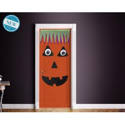 B/CART. ACC. DECORACION PARA PUERTA CALABAZA 7 PCS