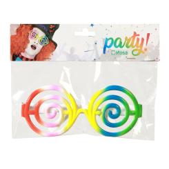 Gafas espirales multicolor unisex adulto