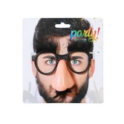 Gafas con nariz y bigote negro cÓmico