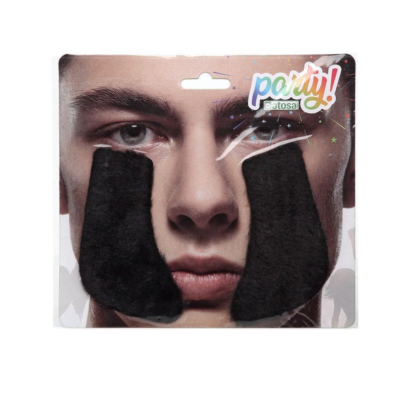 Patillas cowboy negro hombre adulto