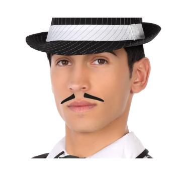 Bigote negro elegante aÑos 20