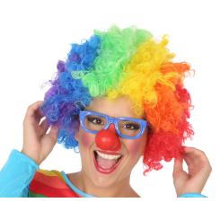 Gafas payaso carnaval azul unisex adulto