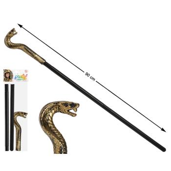 Baston cabeza serpiente 90 cm