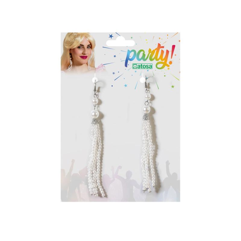B/cart. pendientes perlas
