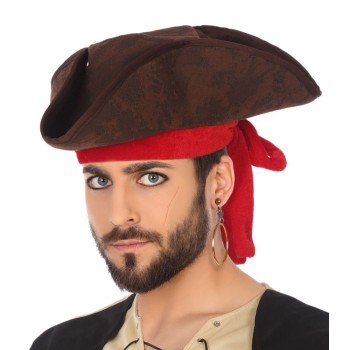 Sombrero Pirata Marrón