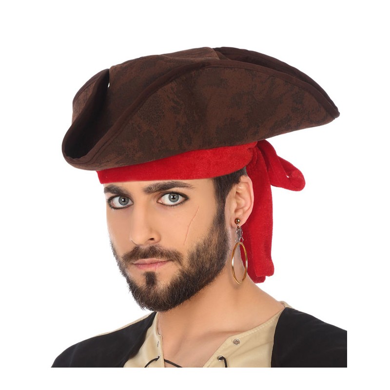 Sombrero Pirata Marrón