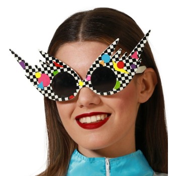 Gafas Disco Con Montura Ajedrez