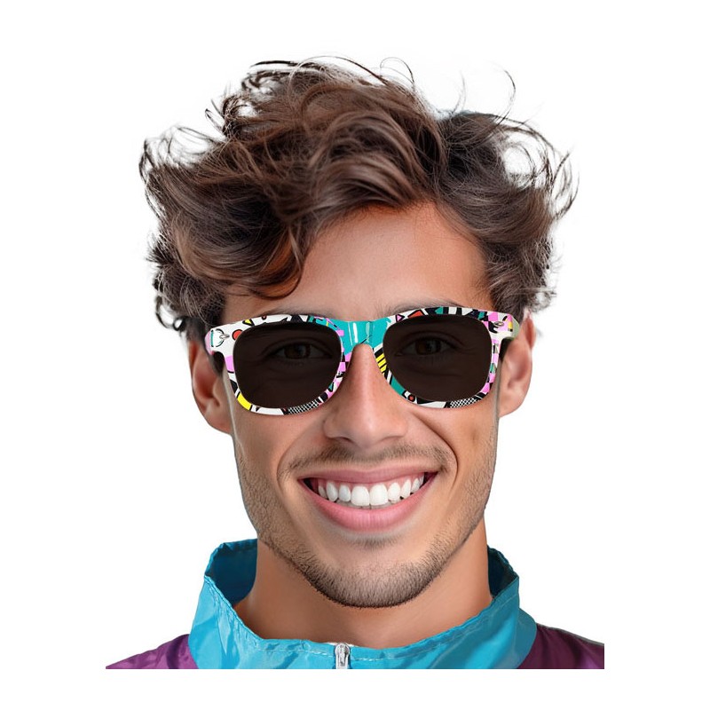 Gafas de los 80 Multicolor