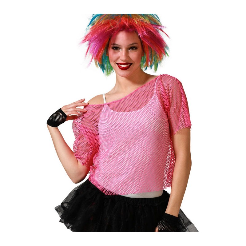 Camiseta Rejilla Rosa