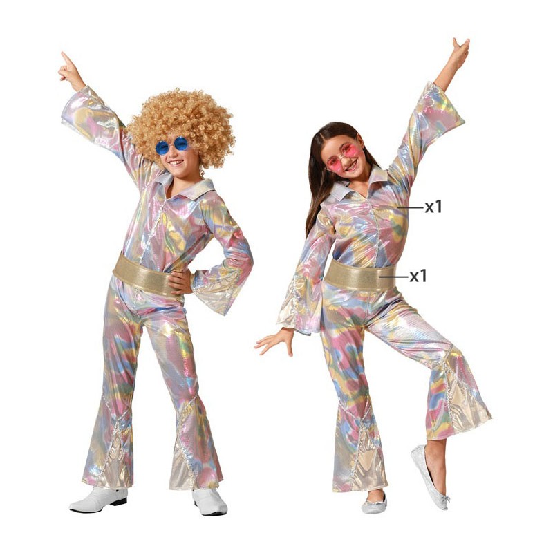 Disfraz disco multicolor Infantil