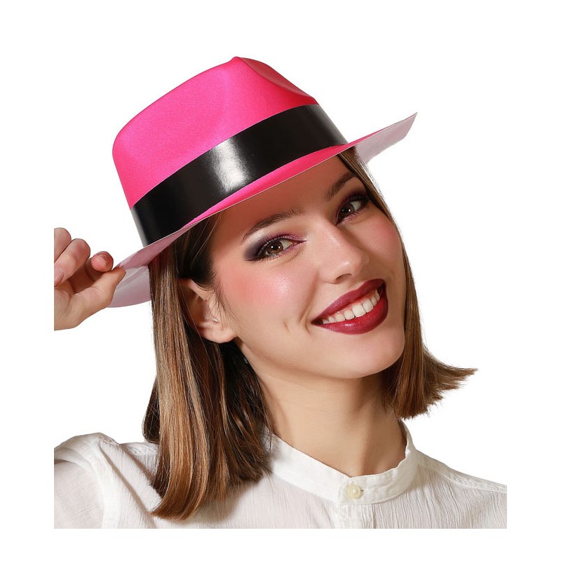 Sombrero Rosa Neón