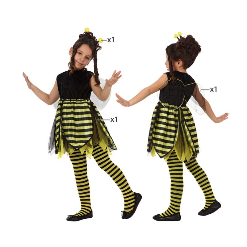 Disfraz abeja niÑa infantil amarillo negro