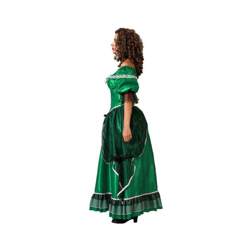 Disfraz dama sureÑa verde vestido mujer adulto