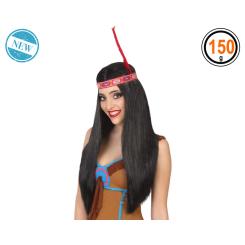 B/cart. peluca lisa larga india morena